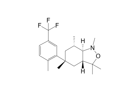 rac-(3aR,5R,7S,7aR)-1,3,3,5,7-pentamethyl-5-(2-methyl-5-(trifluoromethyl)phenyl)octaHydrobenzo[c]isoxazole