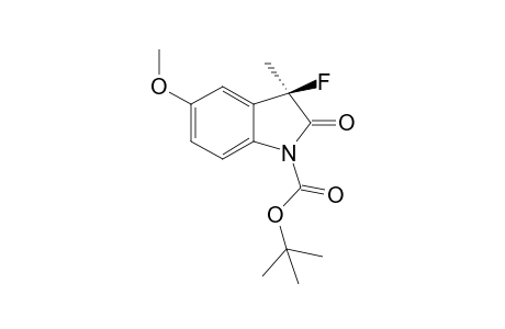 (R)-tert-butyl 3-fluoro-5-methoxy-3-methyl-2-oxoindoline-1-carboxylate