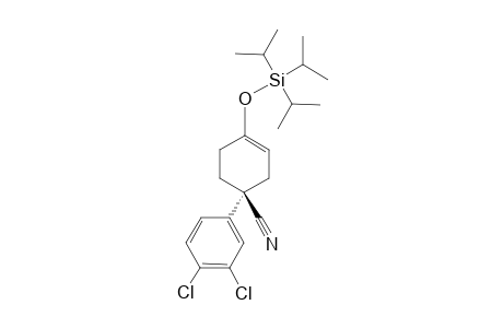 (S)-1-(3,4-Dichloro-phenyl)-4-triisopropylsilanyloxy-cyclohex-3-enecarbonitrile