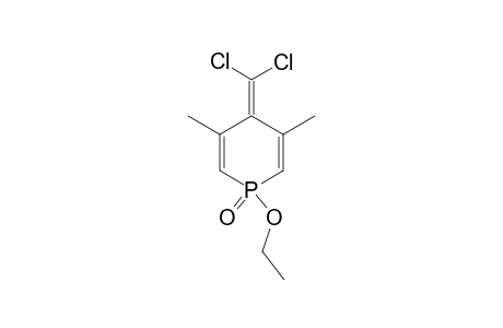 4-Dichloromethylene-1,4-dihydro-3,5-dimethyl-1-ethoxyphosphinine 1-Oxide