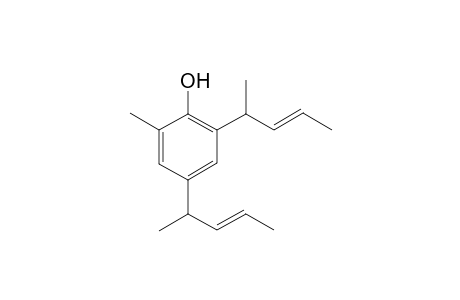 2-Methyl-4,6-bis[(2E)-1-methyl-2-butenyl]phenol