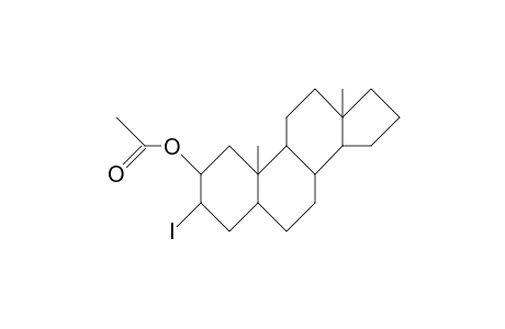 2b-Acetoxy-3a-iodo-5a-androstane