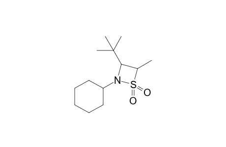 3-tert-Butyl-2-cyclohexyl-4-methyl-1,2-thiazetidine 1,1-dioxide