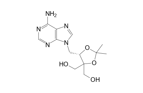 [(5S)-5-(adenin-9-ylmethyl)-2,2-dimethyl-4-methylol-1,3-dioxolan-4-yl]methanol