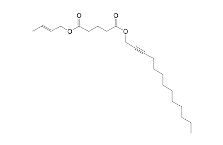 Glutaric acid, tridec-2-yn-1-yl but-2-en-1-yl ester