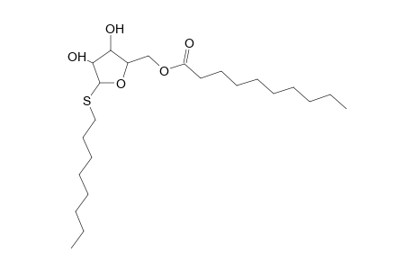 beta-D-LYXOFURANOSIDE, THIOOCTYL-5-O-DECANOYL-