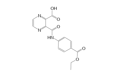 2-pyrazinecarboxylic acid, 3-[[[4-(ethoxycarbonyl)phenyl]amino]carbonyl]-