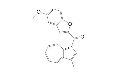 (5-methoxy-1-benzofuran-2-yl)-(3-methylazulen-1-yl)methanone