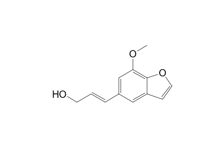 5-(3'-Hydroxyprop-1'-enyl)-7-methoxybenzofuran