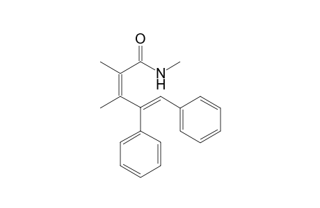 (2Z,4E)-N,2,3-Trimethyl-4,5-diphenyl-penta-2,4-dienamide