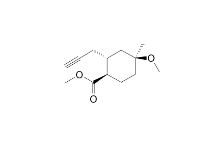 Methyl 4-Methoxy-4-methyl-2-(prop-2-yn-1-yl)-1-cyclohexanecarboxylate