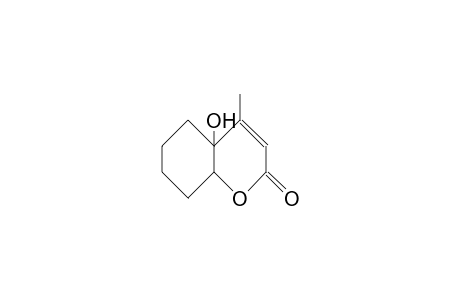 4a,5,6,7,8,8a-Hexahydro-4a-hydroxy-4-methyl-2H-1-benzopyran-2-one