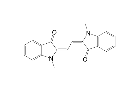 trans,trans-N,N'-Dimethyl-.alpha.,.beta.-bis(3-oxoindolinyliden-2-yl)ethane