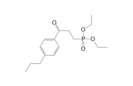 2-(p-Propylbenzoyl)-1-(diethylphosphonate)ethane