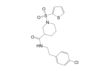 N-[2-(4-chlorophenyl)ethyl]-1-(2-thienylsulfonyl)-3-piperidinecarboxamide