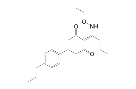 1,3-Cyclohexanedione, 2-[1-(ethoxyamino)butylidene]-5-(4-propylphenyl)-