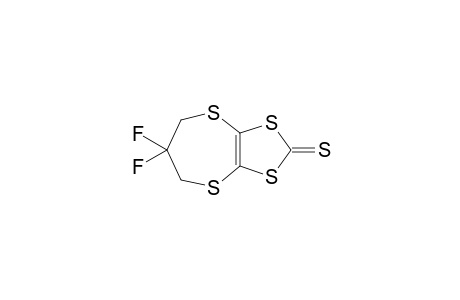 6,6-bis(fluoranyl)-5,7-dihydro-[1,3]dithiolo[4,5-b][1,4]dithiepine-2-thione