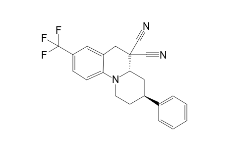 (3R*,4aR*)-8-Trifluoromethyl-3-phenyl-2,3,4,4a,5,6-hexahydro-1H-benzo[c]quinolizine-5,5-dicarbonitrile