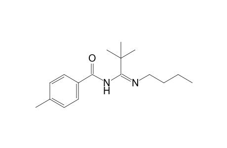 N-(4-Methylbenzoyl)-N'-(n-butyl)pivalamidine