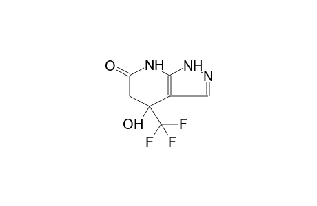 4,5,6,7-TETRAHYDRO-4-HYDROXY-4-TRIFLUOROMETHYL-6-OXOPYRAZOLO[3,4-B]PYRIDINE