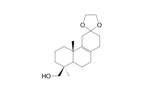 12,12-Ethylenedioxypodocarp-8-en-19-ol