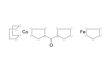 (1,5-Cyclooctadienyl-cobalt)(cyclopentadienylcarbonylcyclopentadienyl)(iron cyclopentadienyl)