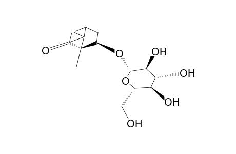 (1S,4R,6S)-6-HYDROXYBORNAN-2-ONE-6-O-BETA-D-GLUCOPYRANOSIDE