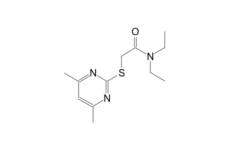 2-[(4,6-dimethyl-2-pyrimidinyl)sulfanyl]-N,N-diethylacetamide