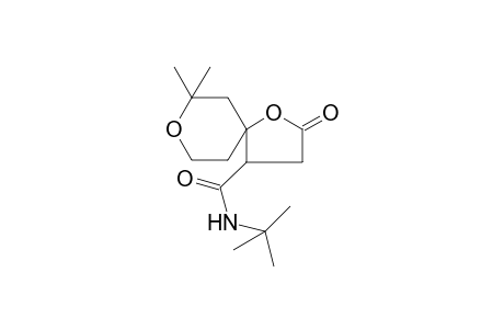 N-(tert-butyl)-7,7-dimethyl-2-oxo-1,8-dioxaspiro[4.5]decane-4-carboxamide
