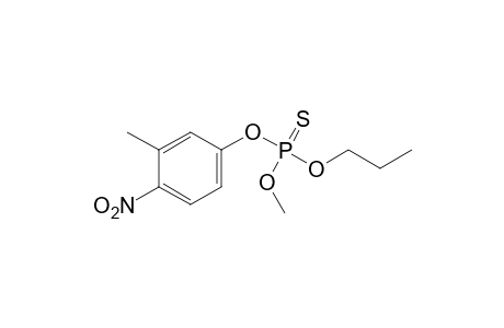 phosphorothioic acid, O-methyl O-4-nitro-m-tolyl O-propyl ester
