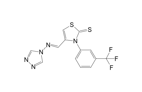 4-(1,2,4-Triazol-4-yliminomethyl)-3-(3-trifluormethylphenyl)-2,3-dihydrothiazol-2-thione