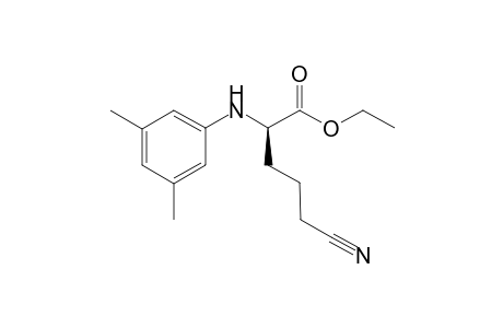ethyl (2R)-5-cyano-2-(3,5-dimethylanilino)pentanoate