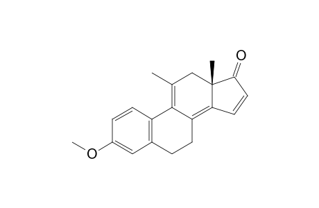 3-Methoxy-11-methyl-estra-1,3,5(10),8(14).9(11),15-hexaen-17-one