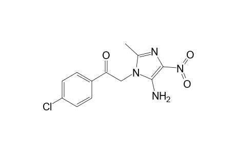 5-Amino-1-(p-chlorophenacyl)-2-methyl-4-nitroimidazole