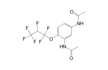 N-[3-(acetylamino)-4-(1,1,2,3,3,3-hexafluoropropoxy)phenyl]acetamide