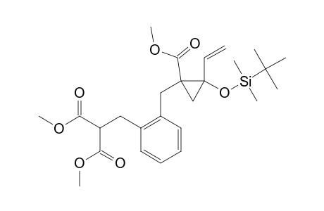DIMETHYL-2-[2-[R-2-(TERT.-BUTYLDIMETHYLSILOXY)-T-1-METHOXYCARBONYL-2-VINYLCYCLOPROP-1-YL-METHYL]-PHENYL]-ETHANE-1,1-DICARBOXYLATE