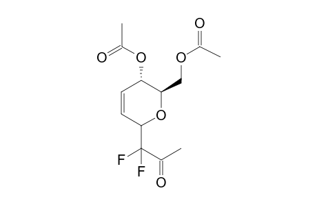 1-(4,6-Di-O-acetyl-2,3-dideoxy-D-erythro-hex-2-enopyranosyl)-1,1-difluoropropan-2-one
