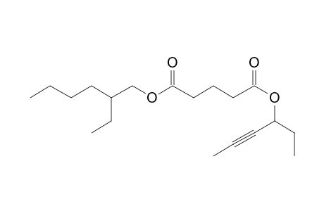 Glutaric acid, hex-4-yn-3-yl 2-ethylhexyl ester