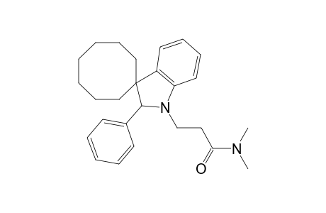 Spiro[cyclooctane-1,3'-[3H]indole]-1'(2'H)-propanamide, N,N-dimethyl-2'-phenyl-