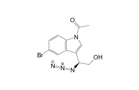 1-[3-[(1S)-1-azido-2-hydroxy-ethyl]-5-bromo-indol-1-yl]ethanone