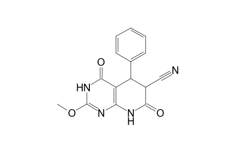 2-Methoxy-4,7-dioxo-5-phenyl-3,4,5,6,7,8-hexahydropyrido[2,3-d]pyrimidine-6-carbonitrile