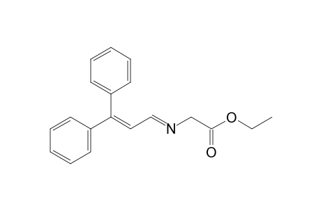 N-(Ethoxycarbonylmethyl)-3,3-diphenylprop-2-enimine