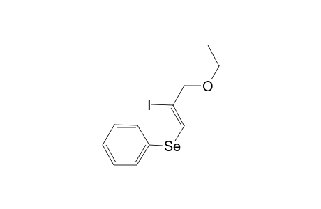 (Z)-3-Ethoxy-2-iodopropenyl phenyl selenide