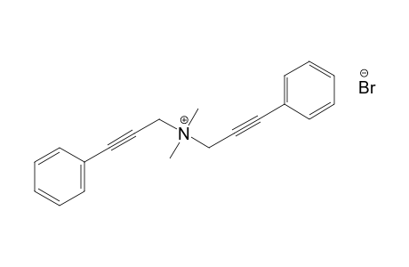 bis(3-phenyl-2-propynyl)dimethylammonium bromide