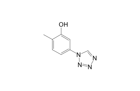 Phenol, 2-methyl-5-(1H-1,2,3,4-tetrazol-1-yl)-