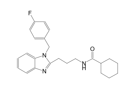 cyclohexanecarboxamide, N-[3-[1-[(4-fluorophenyl)methyl]-1H-benzimidazol-2-yl]propyl]-