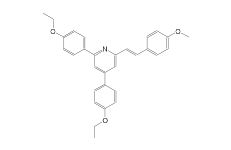 2,4-bis(4-ethoxyphenyl)-6-[(E)-2-(4-methoxyphenyl)ethenyl]pyridine