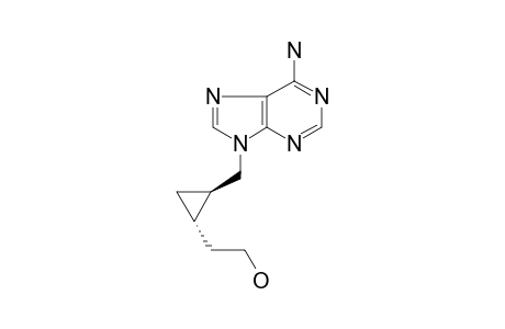 2-[(1S,2R)-2-[(6-aminopurin-9-yl)methyl]cyclopropyl]ethanol