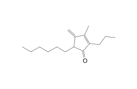 2-Propyl-3-methyl-4-methylene-5-hexylcyclopent-2-enone