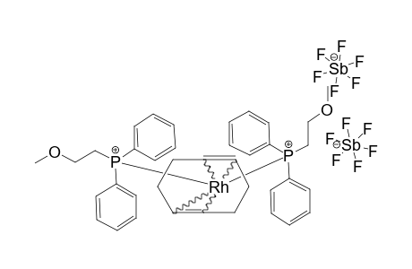 (ETA-4-1,5-CYCLOOCTADIENE)-CIS-BIS-[(2-METHOXYETHYL)-DIPHENYLPHOSPHANE]-RHODIUM-(1)-HEXAFLUOROANTIMONATE